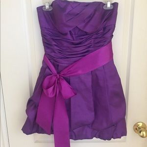 Iridescent purple party/prom dress